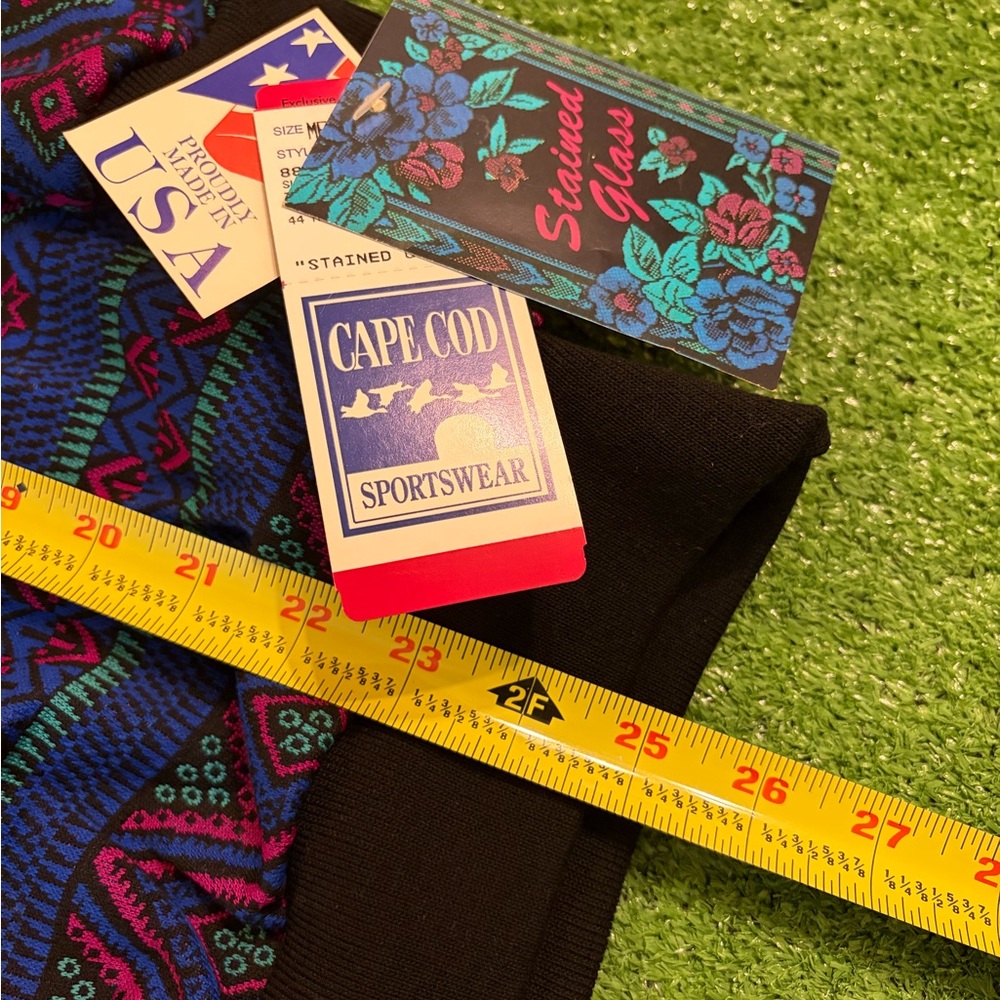 NWT Vintage Cape Cod Sportswear Geometric Sweater - Picture 4 of 5